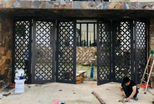 cổng tự động 6 cánh